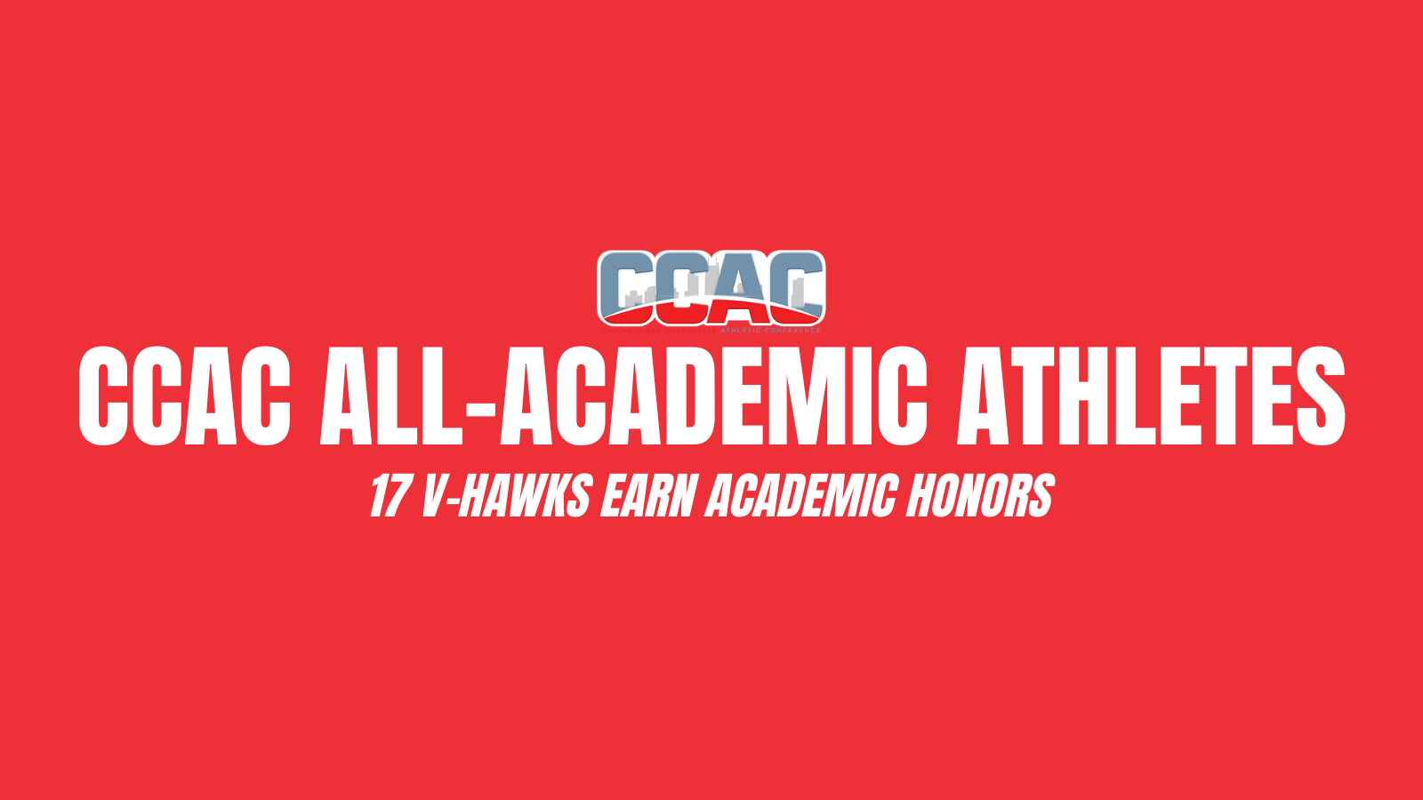 17 V-Hawk Winter Athletes Earn CCAC All-Academic Awards