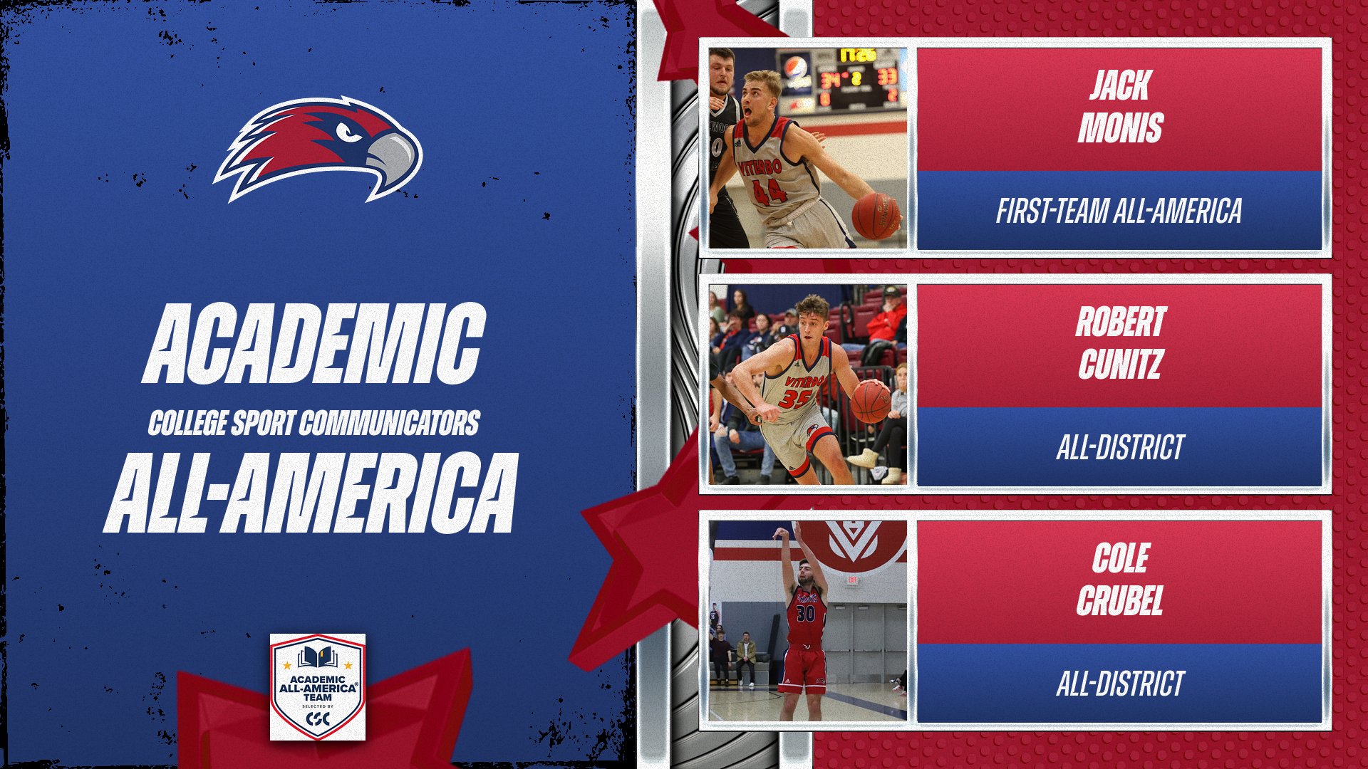 Monis Selected to CSC First-Team Academic All-American
