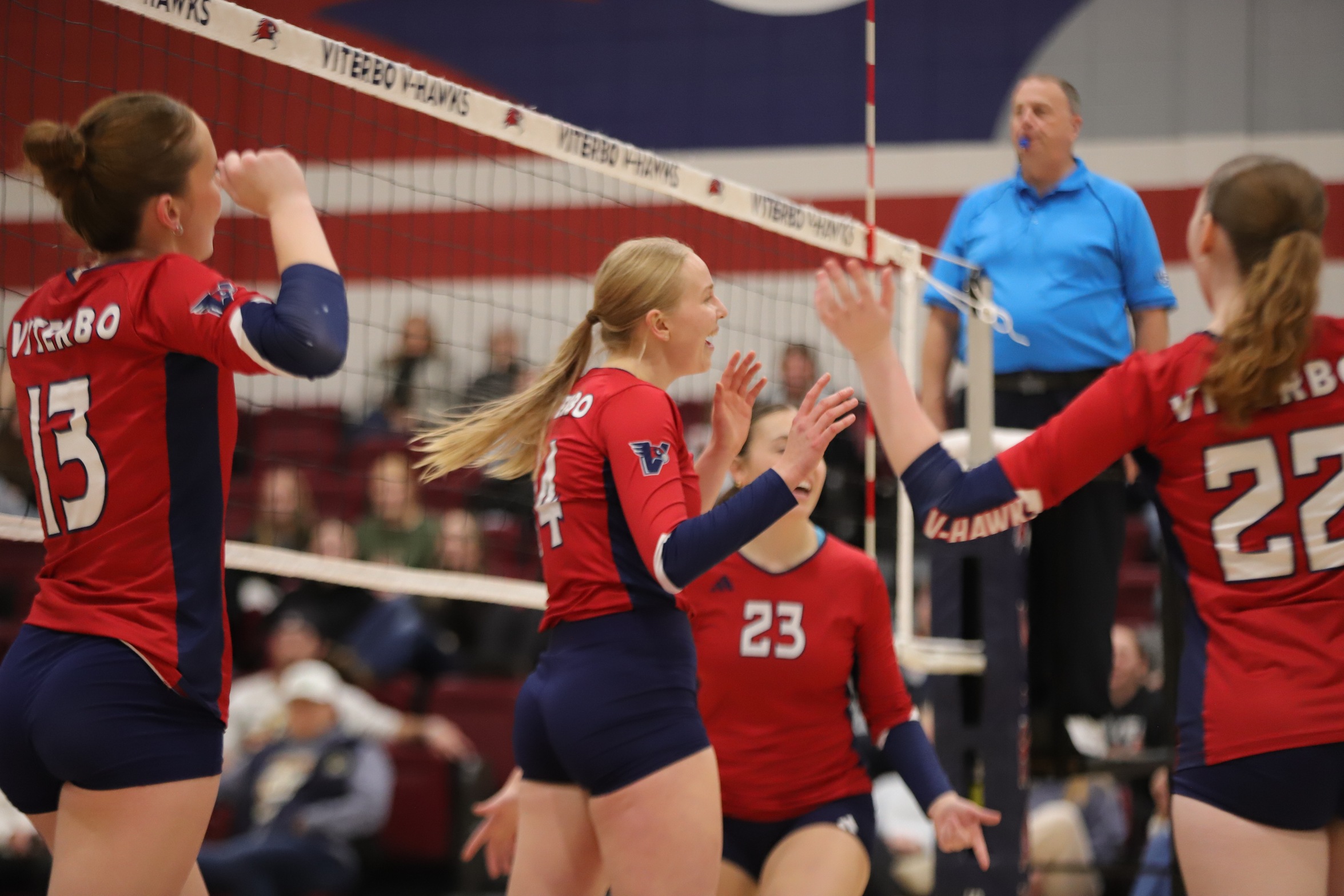 V-Hawks defeat Blue Angels, improve to 44 Straight Conference Wins