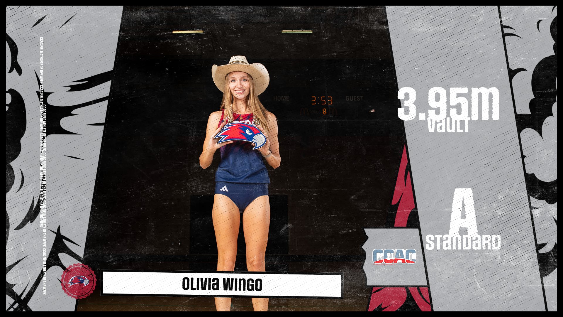 Wingo Earns CCAC Women&rsquo;s Outdoor Field Athlete of the Week