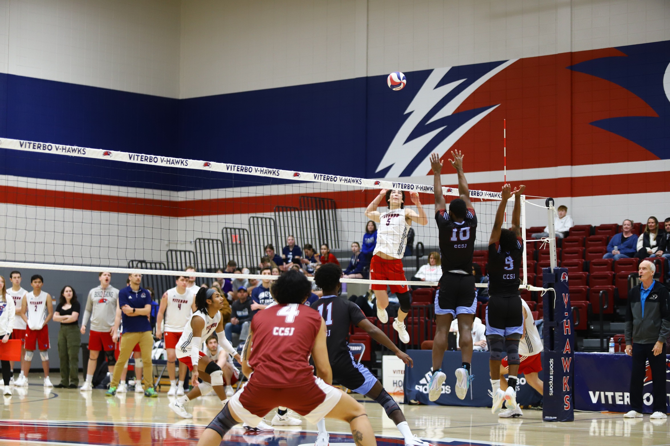 V-Hawks Take Set from #7 Mount Mercy