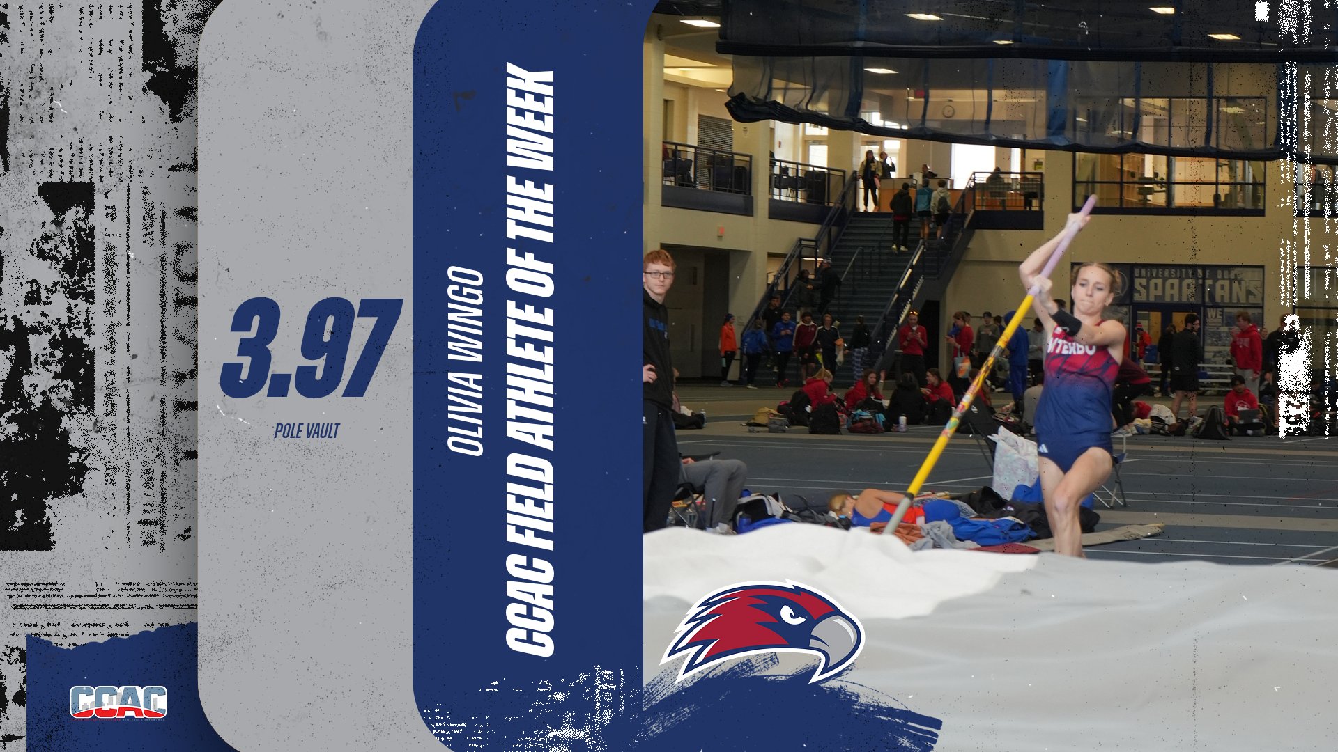 Wingo Named Final CCAC Outdoor Field Athlete of the Week