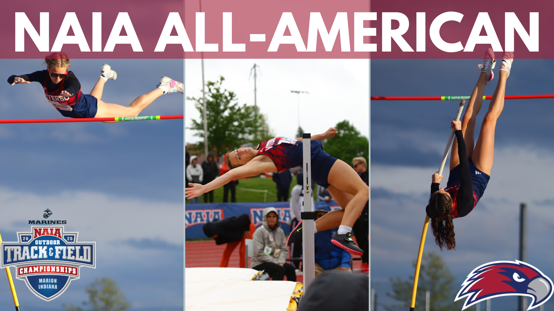 Three V-Hawks Named All-American at Outdoor National Meet