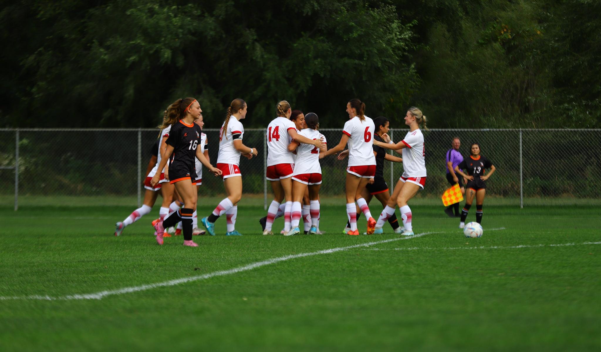 V-Hawks Dominate in Conference Opener