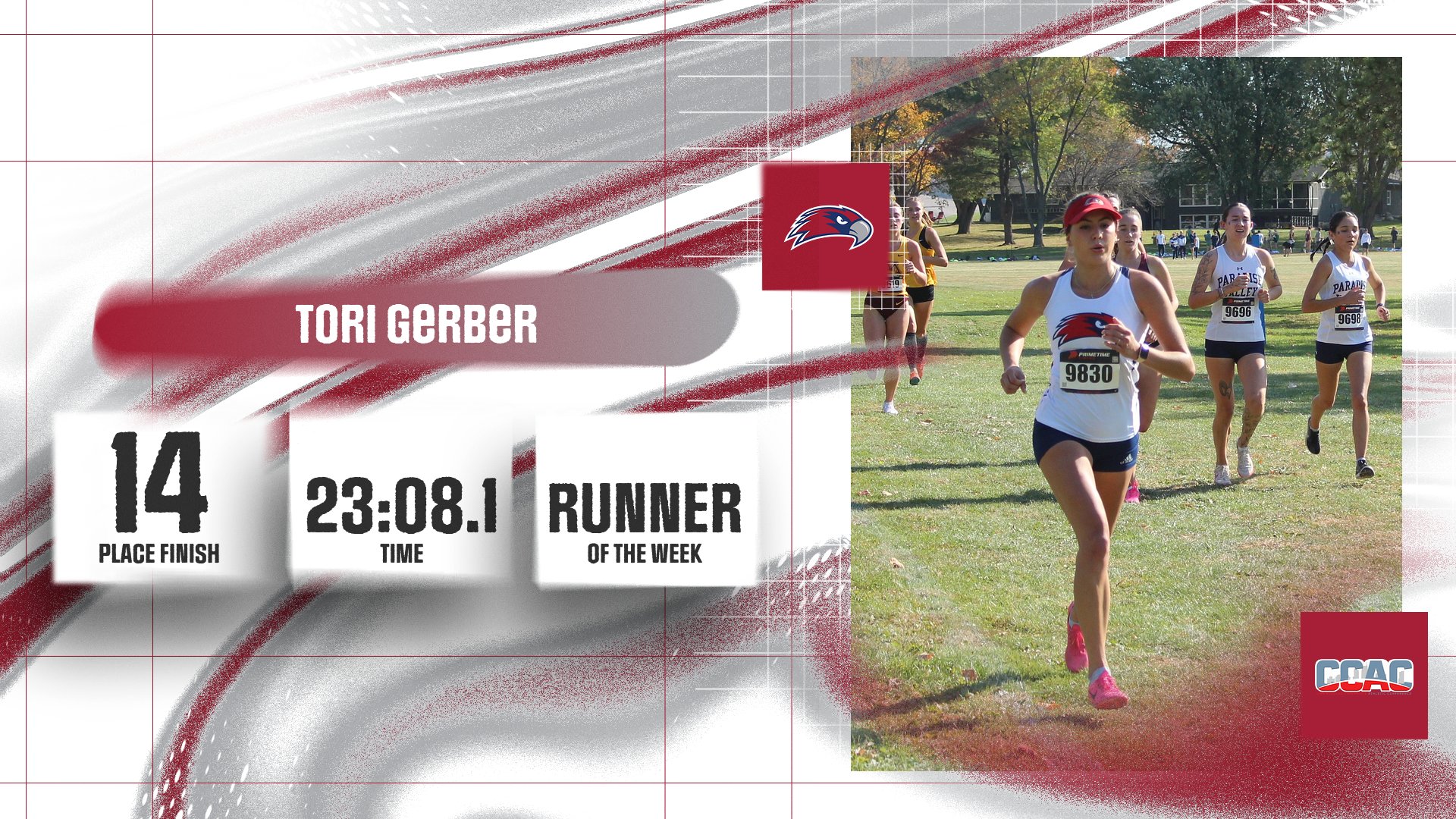 Gerber Named CCAC Runner of the Week